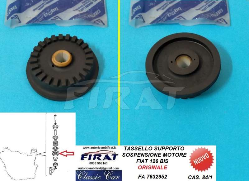 TASSELLO SOSPENSIONE MOTORE FIAT 126 BIS (7632952)